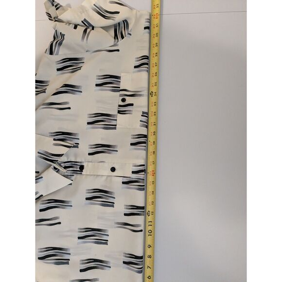 Vintage Alan Stuart 3XL Abstract Pullover Shirt - 90s Style - Picture 7 of 10